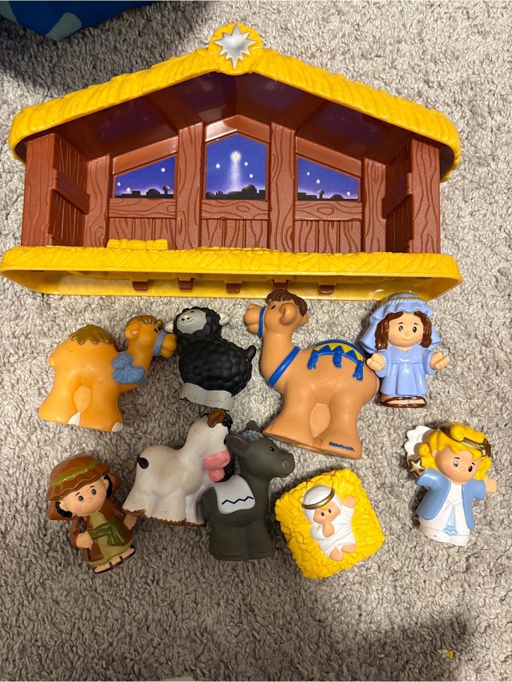 Nativity Scene little people fisher price vintage